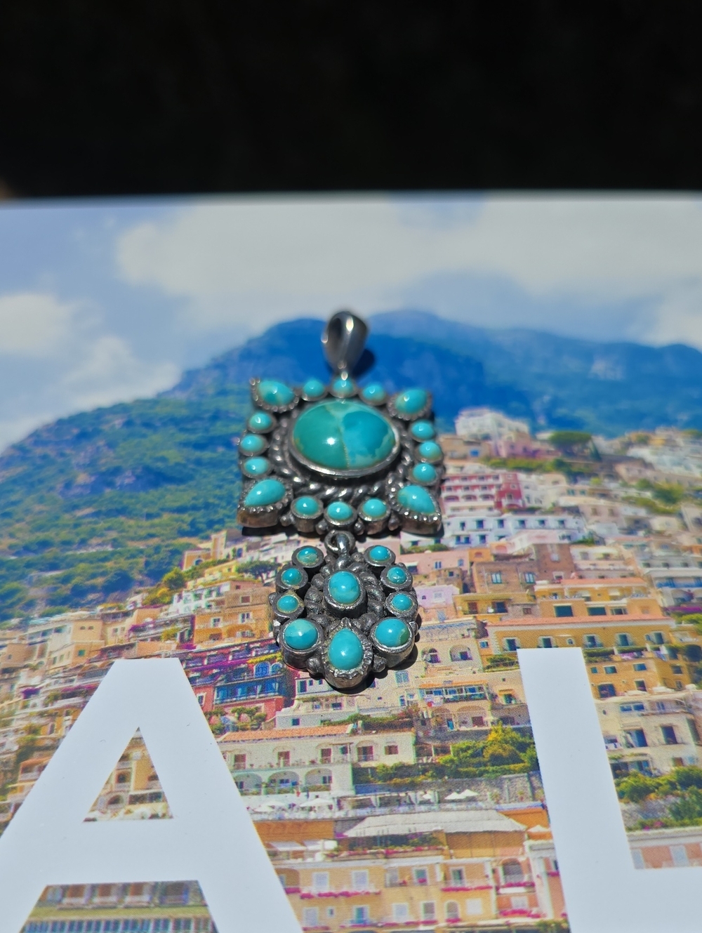 Barse Turquoise Pendant - Picture 9 of 9